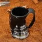 The Pirate Skull Genuine Drinking Horn Tankard