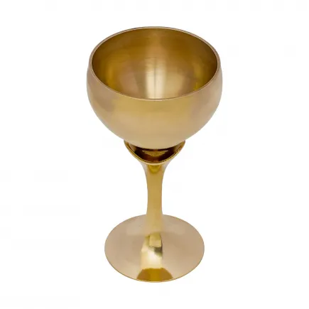 Small Princely Solid Brass Chalice / Goblet