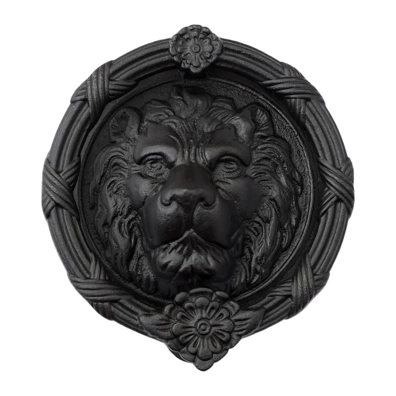 The Lion Face Solid Cast Iron Large Door Knocker