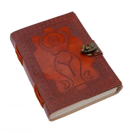 Medieval Goddess Handcrafted Genuine Leather Journal