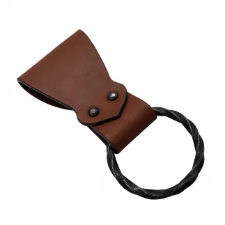 Leather Ring Frog for Axes Swords and Daggers