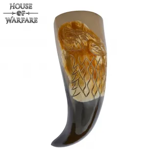 The Fenrir Wolf Genuine Drinking Horn