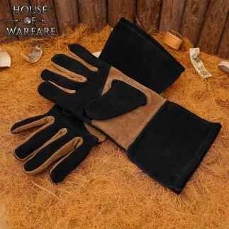 Medieval Genuine Suede Leather Gloves