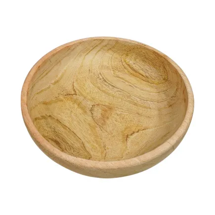 Large Handcrafted Wooden Bowl