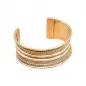 Medieval Fantasy Solid Brass Bangle / Bracelet