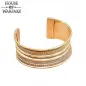 Medieval Fantasy Solid Brass Bangle / Bracelet