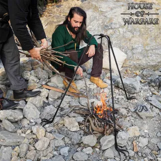 Hand Forged Camping Medieval Tripod