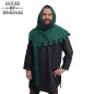 Late Medieval Green Liripipe Woolen Hood