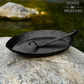 Foldable Hand Forged Camping Pan