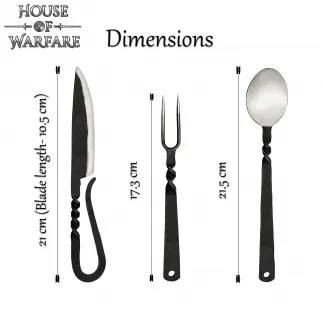 Medieval Feasting Cutlery Set Stainless Steel