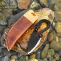 Hand Forged Medieval Knife with Genuine Leather Sheath