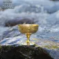 Medieval Knight Small Brass Chalice / Goblet