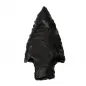 Prehistoric Obsidian Black Small Arrowhead 4.8cm