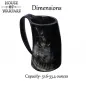 The Pirate Skull Genuine Drinking Horn Tankard