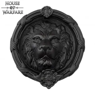 The Lion Face Solid Cast Iron Large Door Knocker