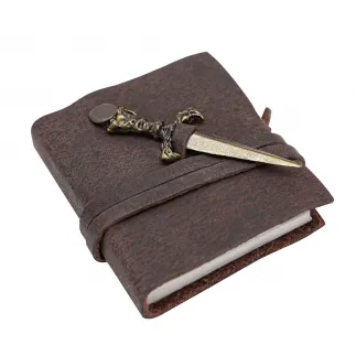 Mini Dagger Journal Handmade Leather Diary