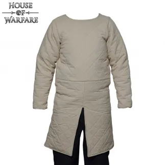 Simple Full Sleeves Padded Canvas Gambeson