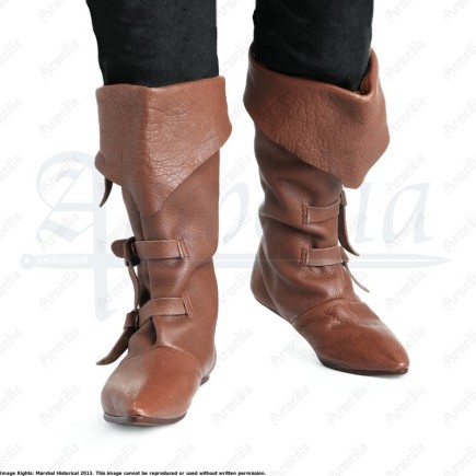 Bottes cavalier 14e-15e siècle