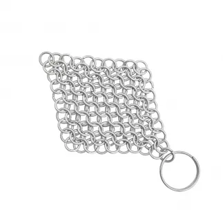 Chainmail Keychain Butted Mild Steel 8mm 16g