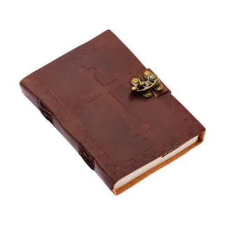 Celtic Cross Handcrafted Genuine Leather Journal