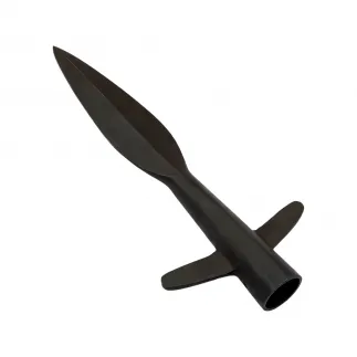 Medieval Winged Spearhead Hand Forged Steel