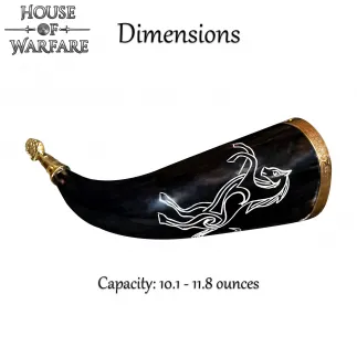 The Stallion Genuine Drinking Horn