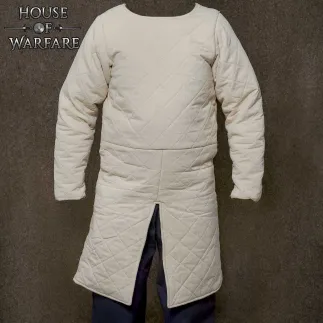 Simple Full Sleeves Padded Canvas Gambeson