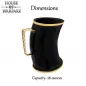 Medieval Warrior Large Viking Horn Tankard