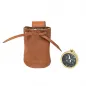 Pirateâ€™s Compass with Genuine Leather Belt Pouch