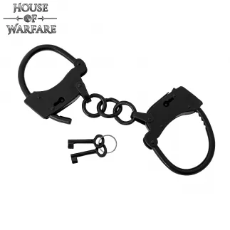 Vintage Hand Forged Handcuffs for LARP Cosplay