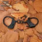 Vintage Hand Forged Handcuffs for LARP Cosplay