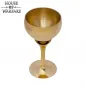 Small Princely Solid Brass Chalice / Goblet