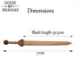 Handcrafted Genuine Wooden Roman Gladius Sword