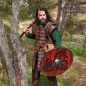 Fenrir Handcrafted Wooden Shield with 1.5 mm Steel Shield Boss