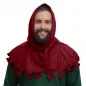 Late Medieval Maroon Liripipe Woolen Hood