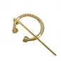 Medieval Pure Brass Small Pennanular Fibula / Cloak Pin