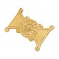 Viking Solid Brass Decoration for Leather / Apparel