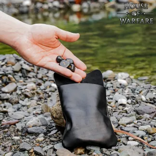 Norse Rune Stones with Leather Pouch