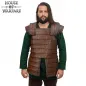 LEATHER LAMELLAR VIKING / VARANGIAN ARMOUR. Ideal for Viking, Slavs, Rus, Khazars, Varangians BLACK / BROWN