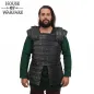 LEATHER LAMELLAR VIKING / VARANGIAN ARMOUR. Ideal for Viking, Slavs, Rus, Khazars, Varangians BLACK / BROWN