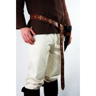 Ceinture viking, en cuir