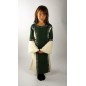 Robe princesse avec bordure