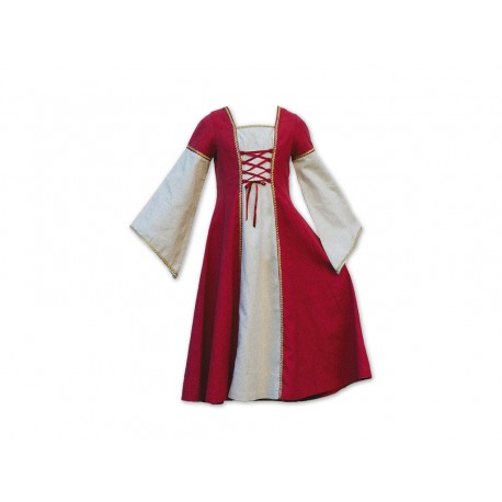 Robe princesse enfant Marianne avec couronne