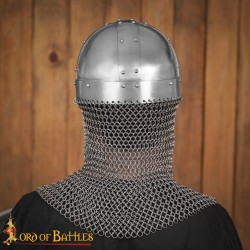 casque viking avec maille