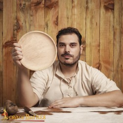 assiette en bois