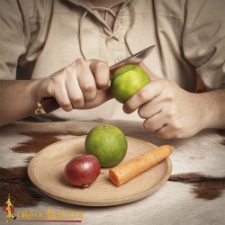 assiette en bois